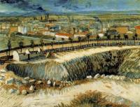 Gogh, Vincent van - A Suburb of Paris,Seen from a Height